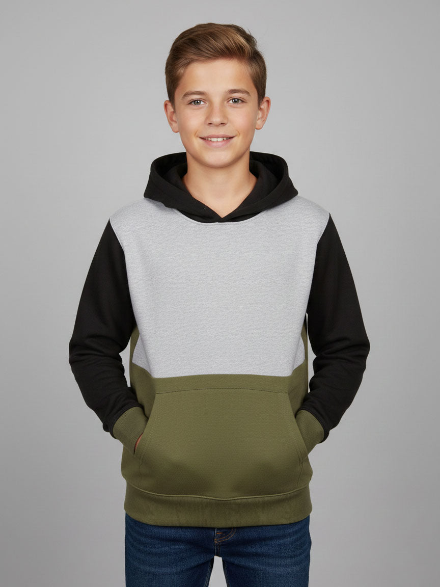 Boys Hooded Pullover Sweatshirt