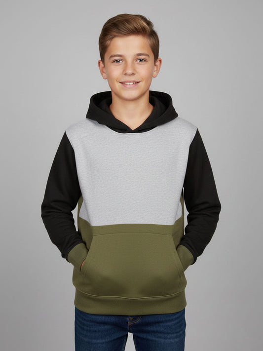 Boys Hooded Pullover Sweatshirt