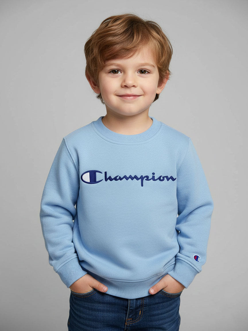 Boys Pullover Fleece Blue Sweatshirt