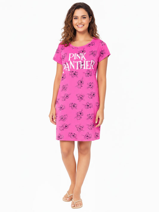 Ladies Printed Night Shirt