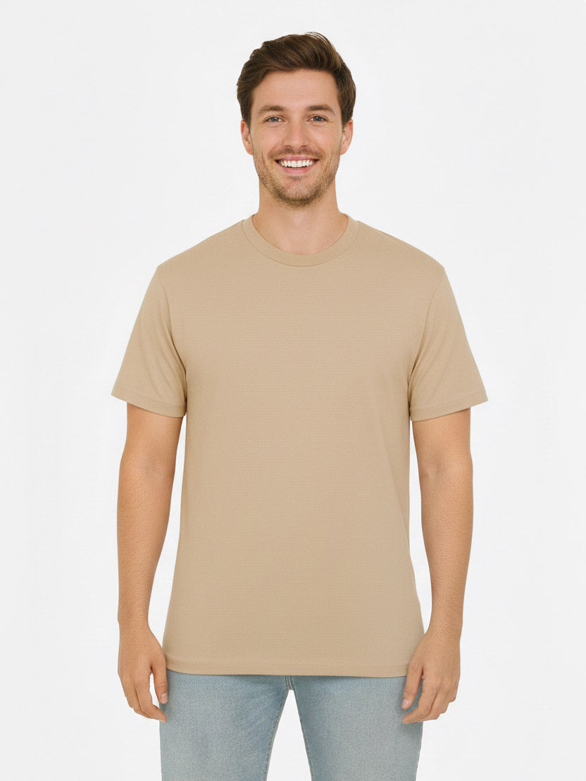 Mens Crew Neck Plain T Shirts