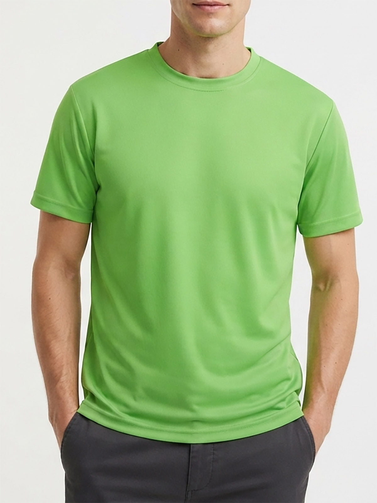 Mens Dry Fit T Shirt Green