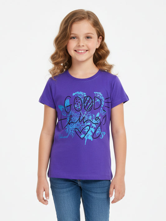 Girls T Shirt Purple