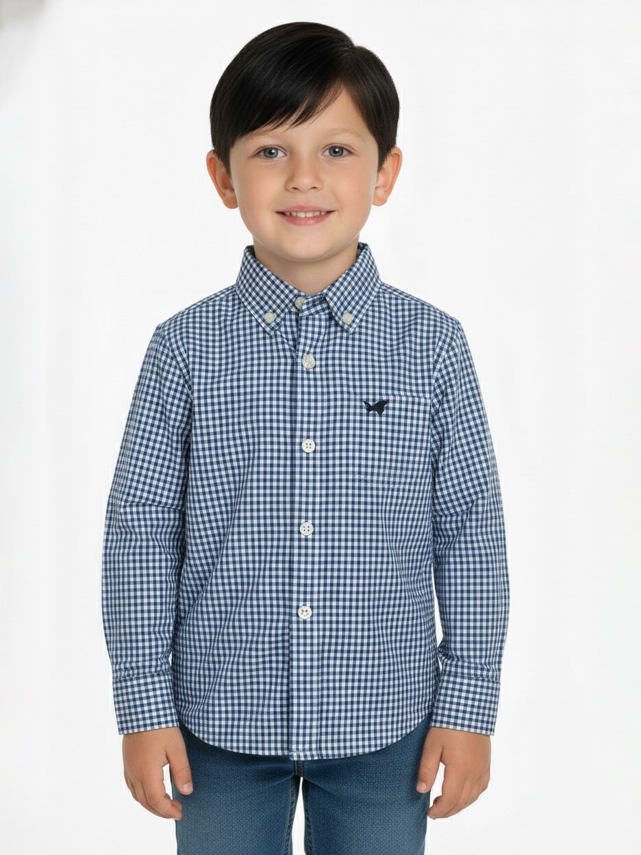 Boys Flannel Woven Shirt