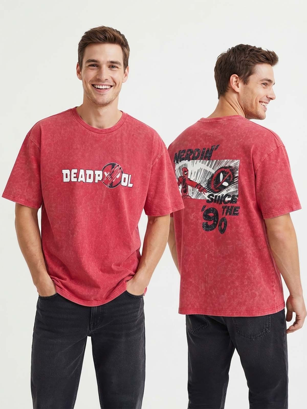 Mens Printed Oversize Fit T-Shirt