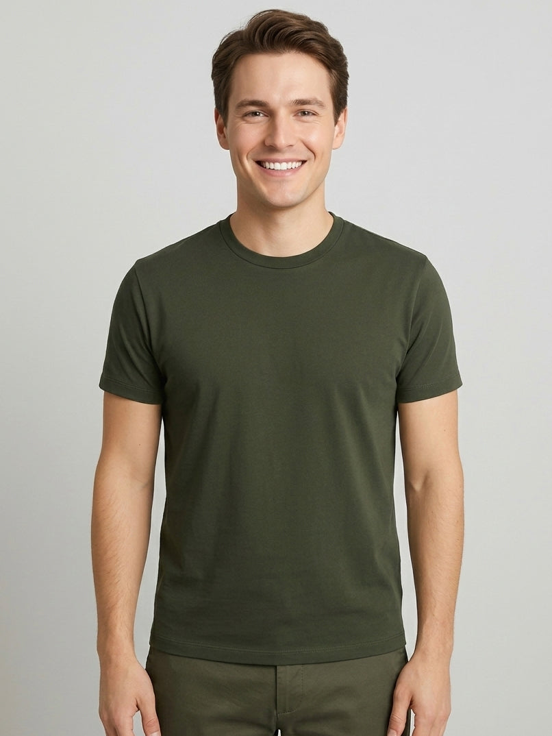 Mens Crew Neck T Shirt