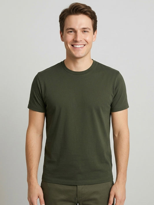Mens Crew Neck T Shirt
