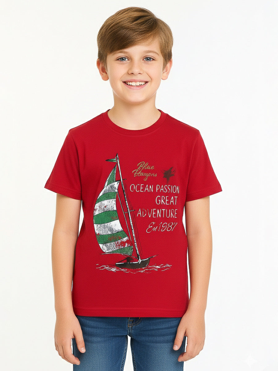 Boys Printed T Shirt