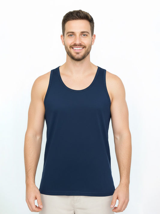 Mens Muscle T Shirt Navy