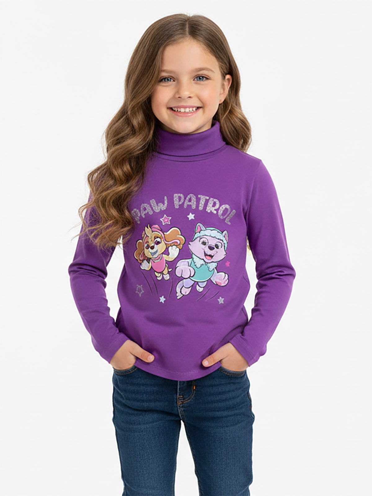 Girls Turtle Neck Top