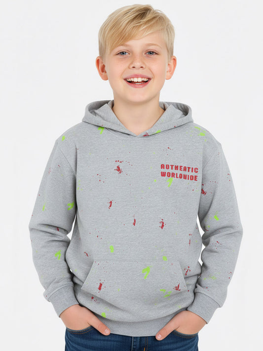 Boys Hooded Pullover Sweatshirt