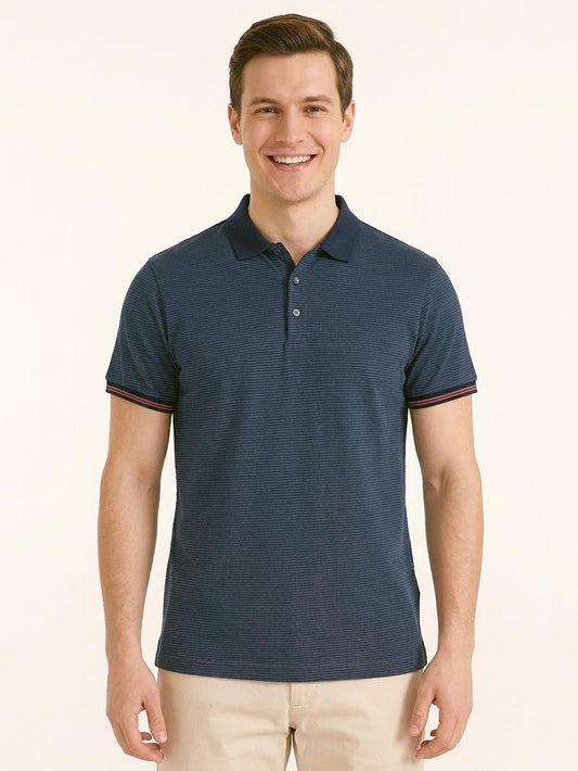 Mens Short Sleeve Polo Navy