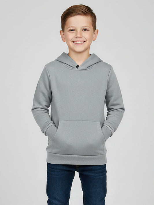 Boys Pullover Sweatshirt Grey Melange