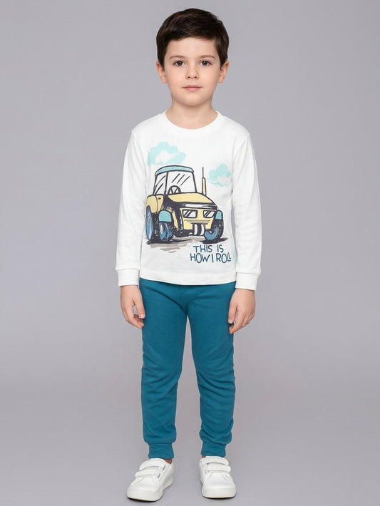 Boys Printed Pyjama Set