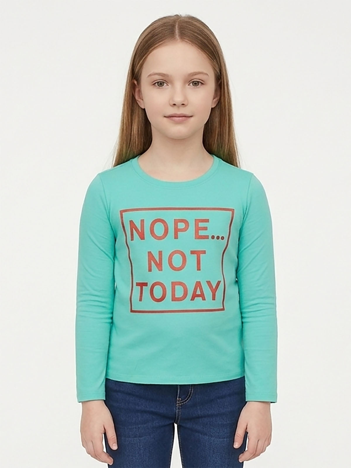 Girls Long Sleeve Printed T Shirt