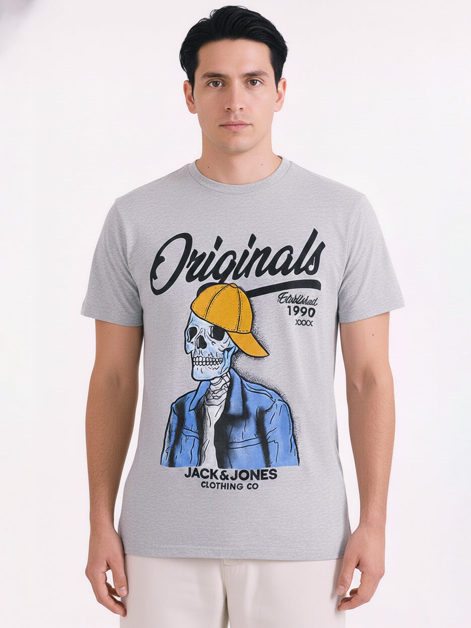 Mens Short Sleeve Printed T Shirt