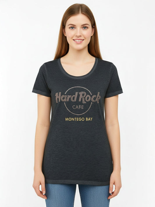 Ladies Burnout T Shirt
