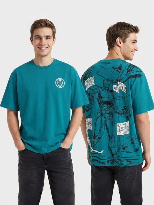 Mens Printed Oversize Fit T-Shirt
