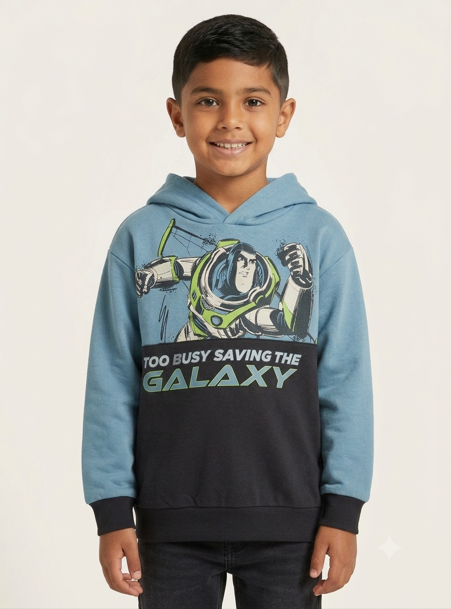 Boys Hooded Pullover Sweatshirt