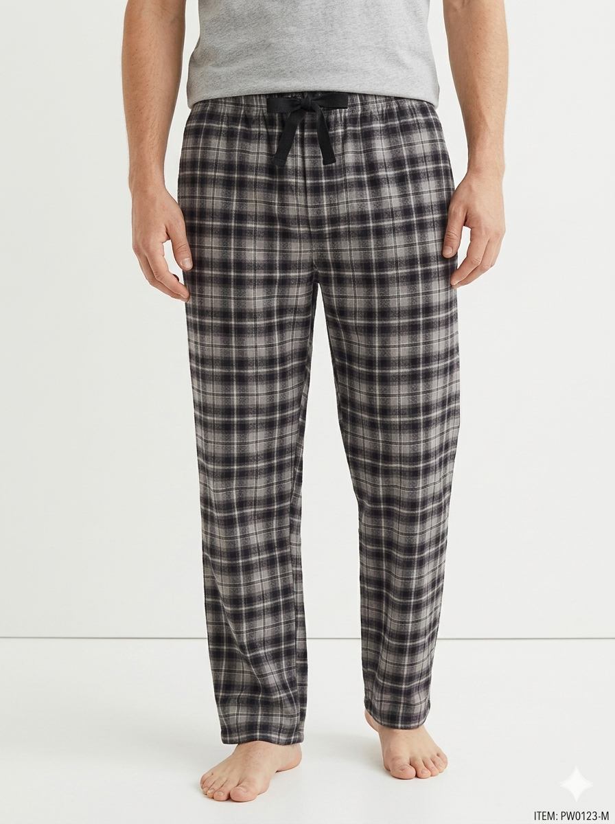 Mens Woven Flannel Pants