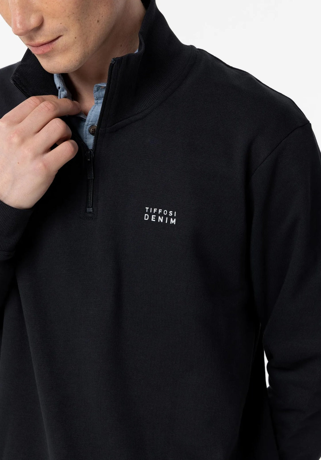 Mens Half Zipper Sweatshirt