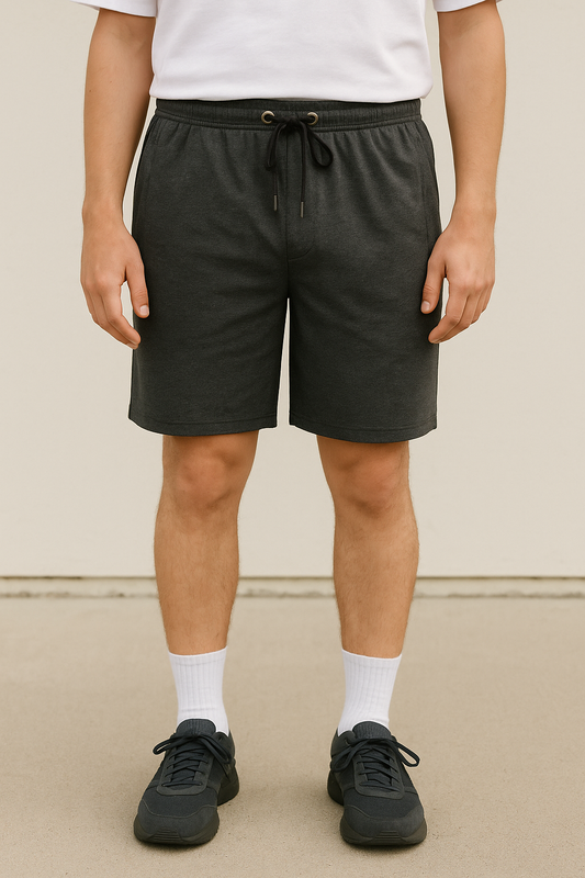 Mens French Terry Shorts | CHARCOAL