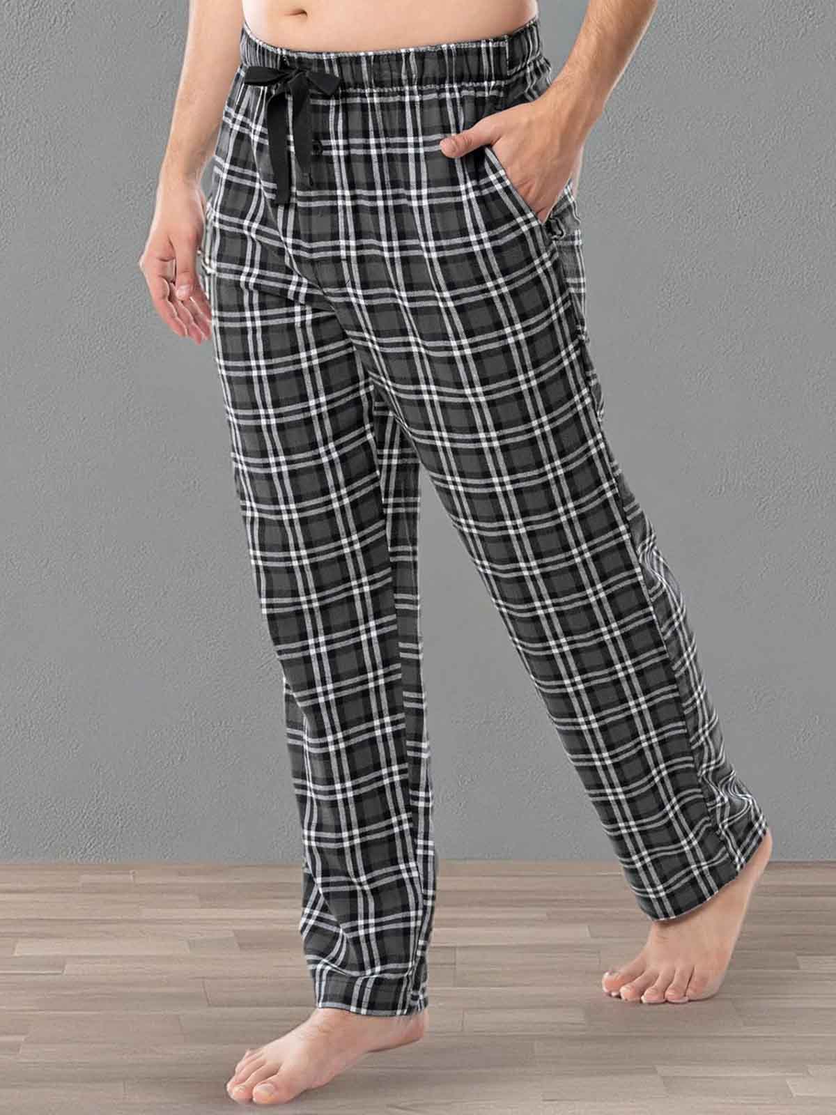 Mens Woven Flannel Pants