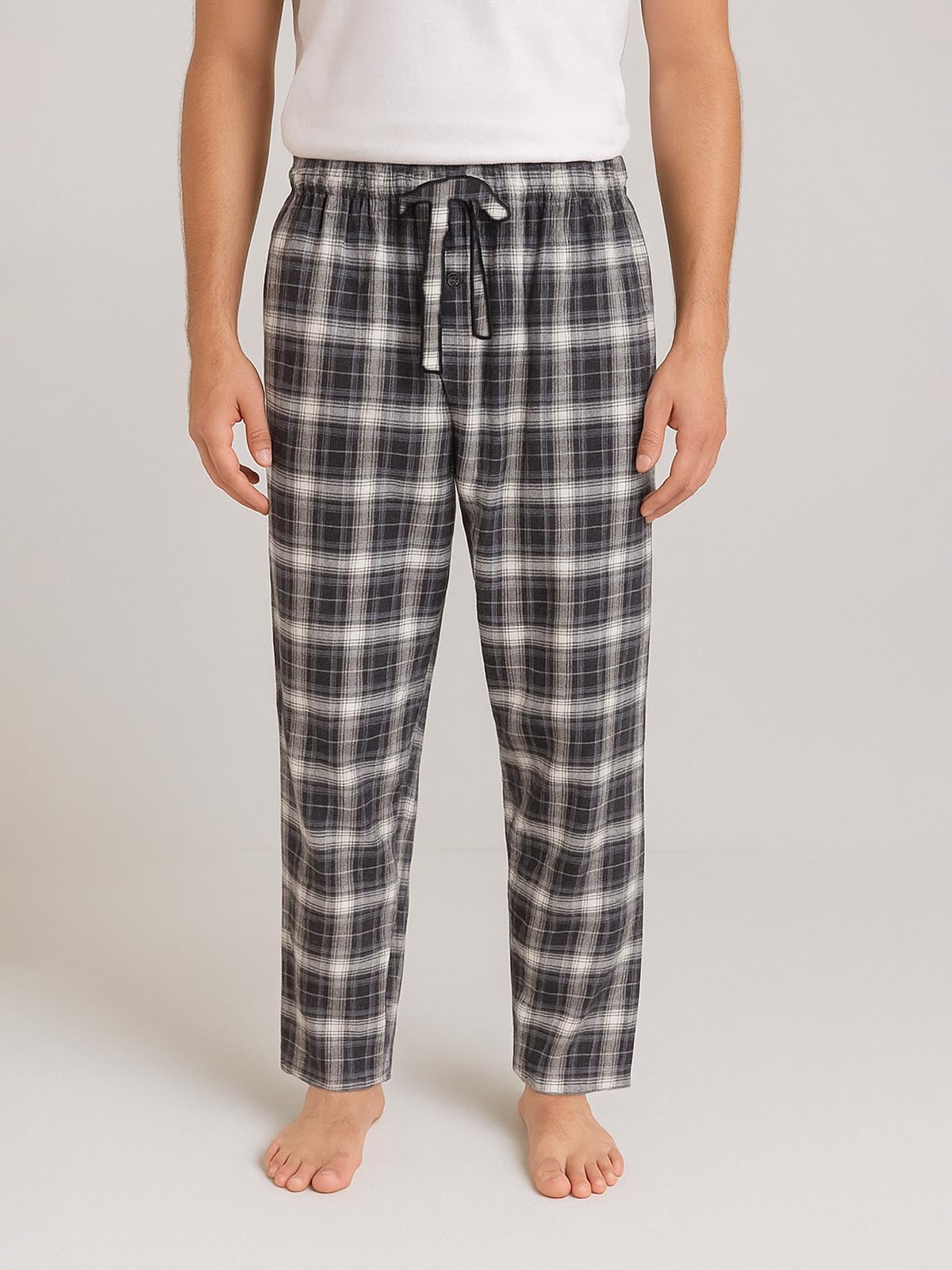 Mens Woven Flannel Pants