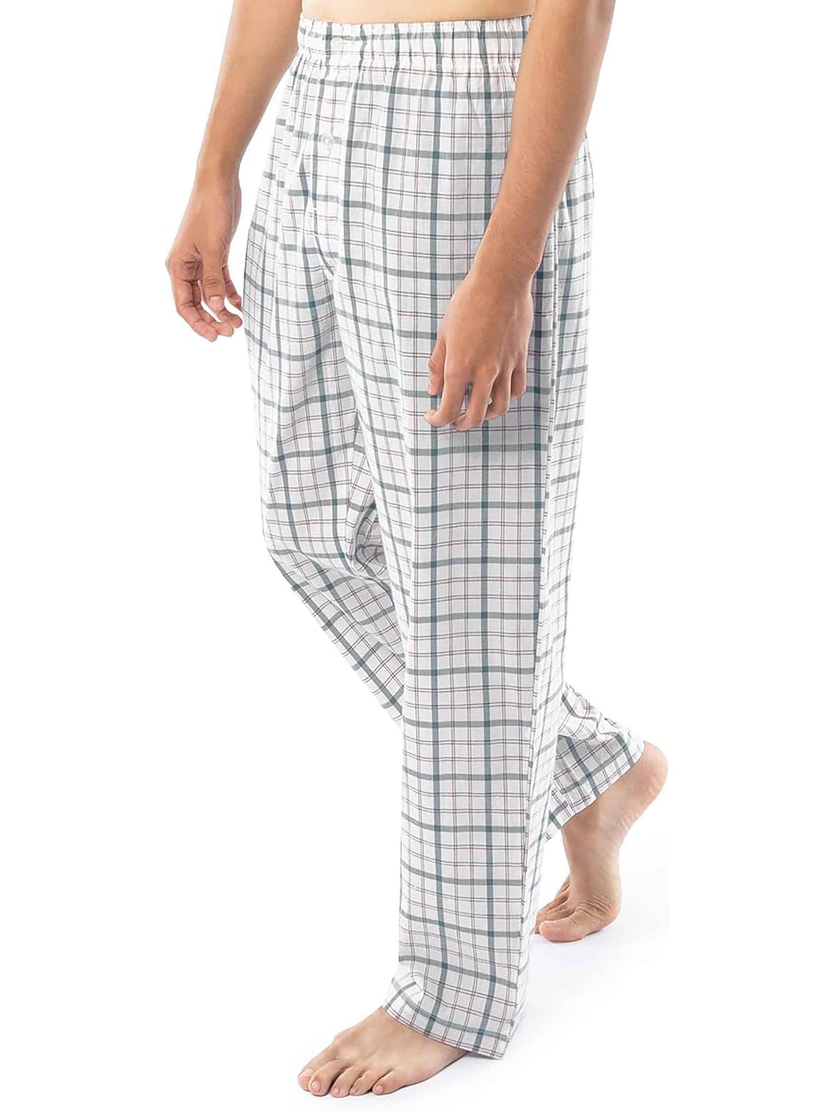 Mens Woven Collar Pyjama Set