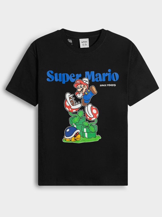 Mens Mario Print T-Shirt