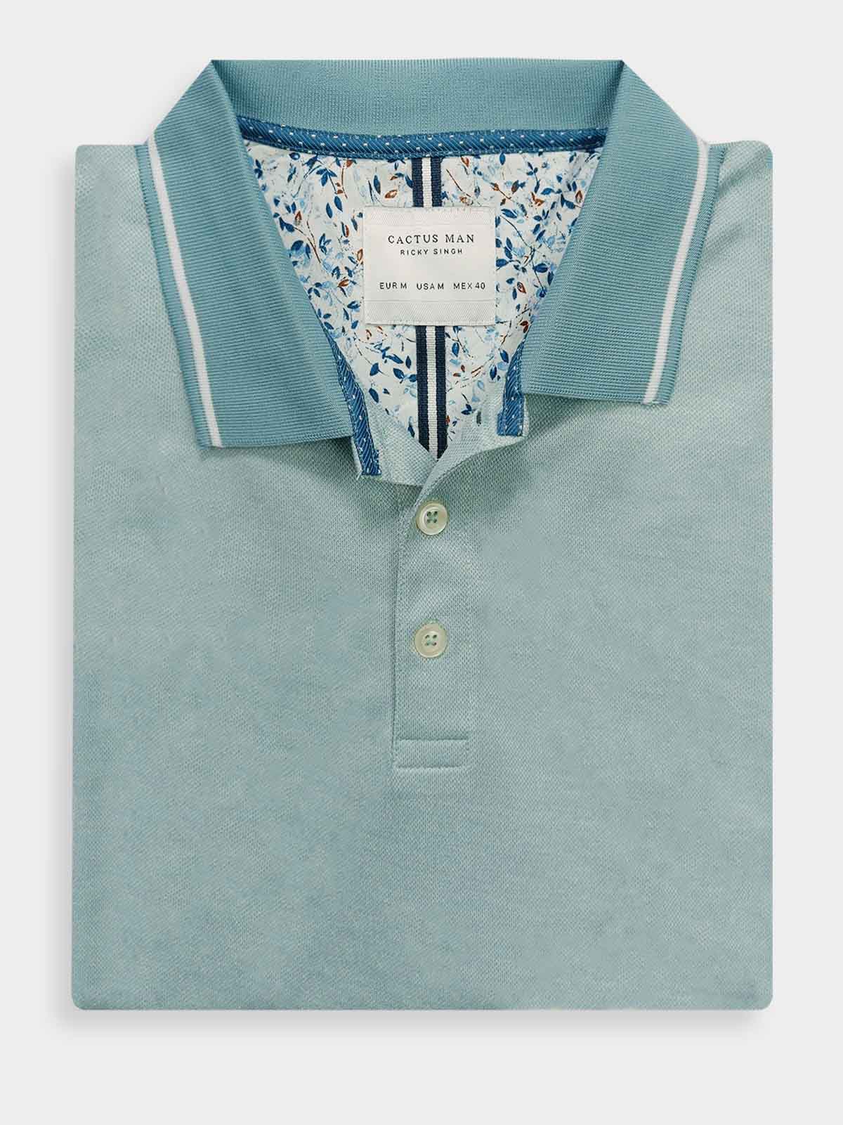 Mens Jaquard Polo