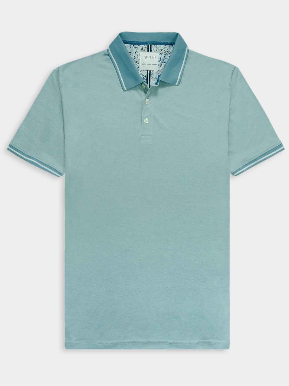 Mens Jaquard Polo
