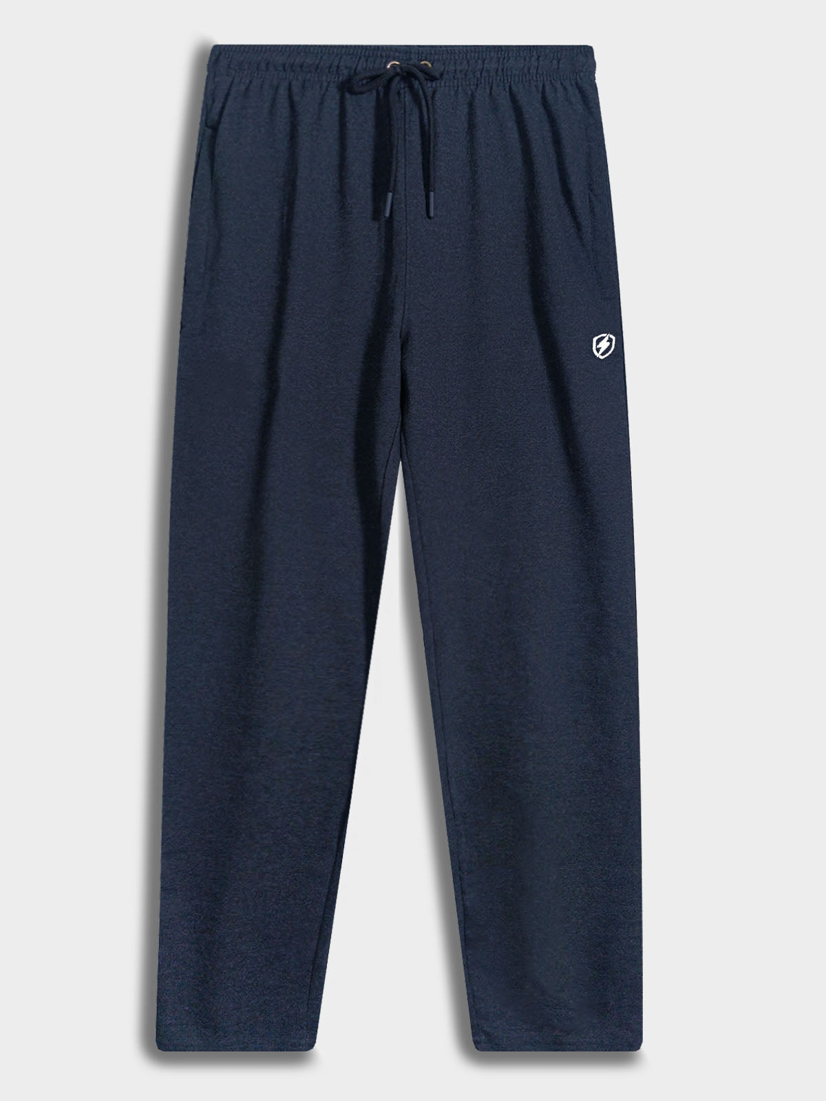 Mens French Terry Navy Melange Track Pant