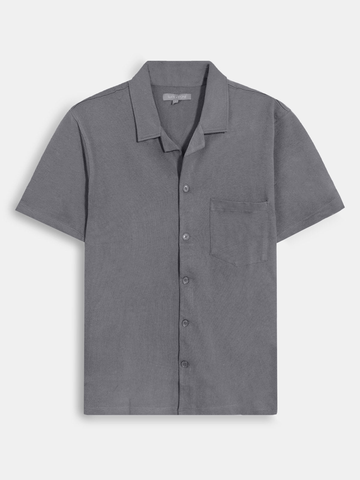 Mens Knit Grey Shirt