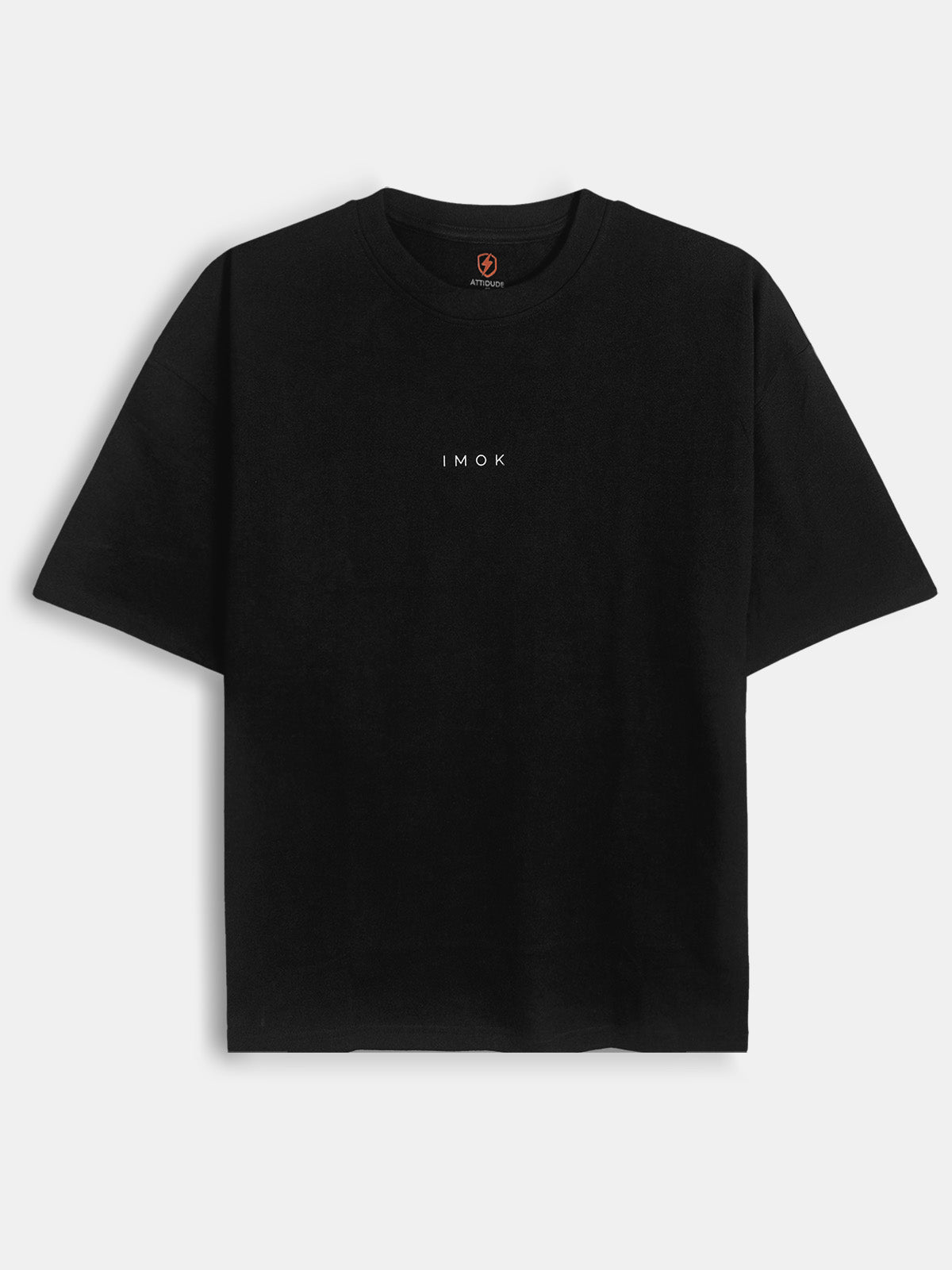 Mens Oversize Fit Black T-Shirt