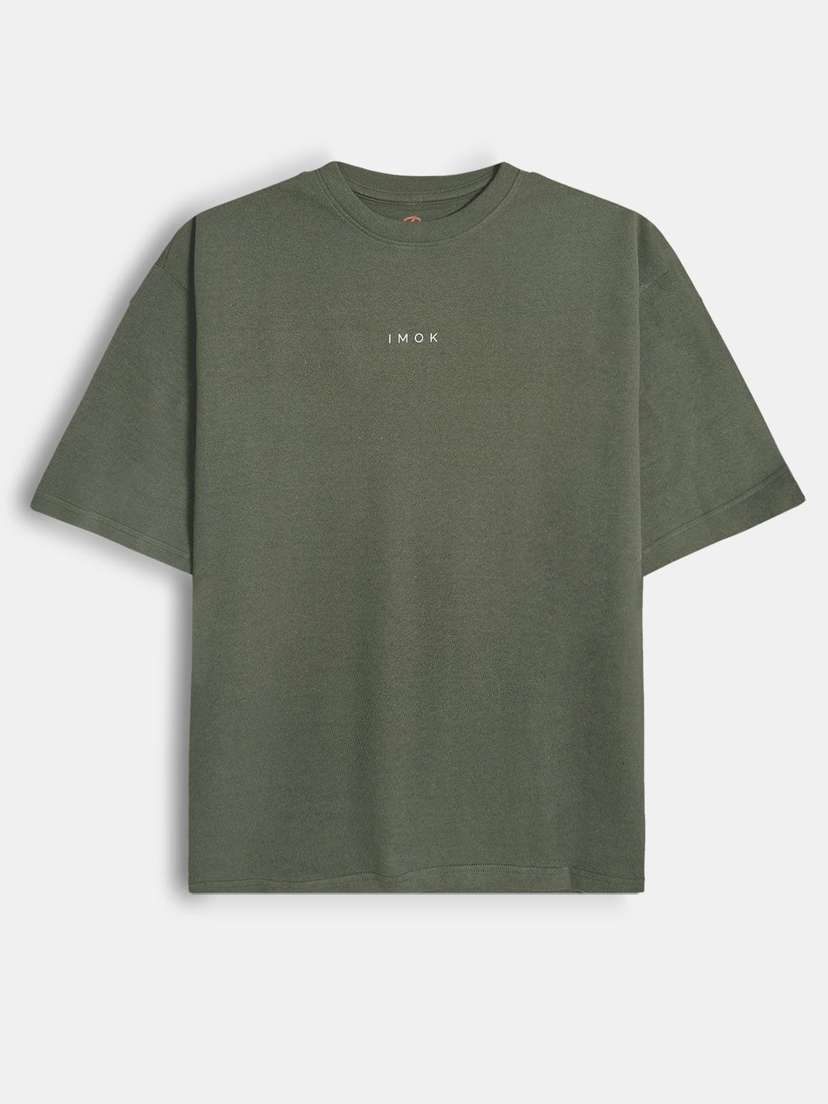 Mens Oversize Fit Olive T-Shirt