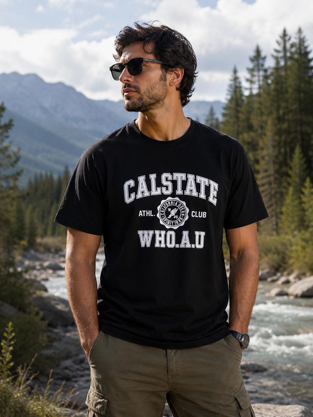 Mens Oversize Fit Black T-Shirt