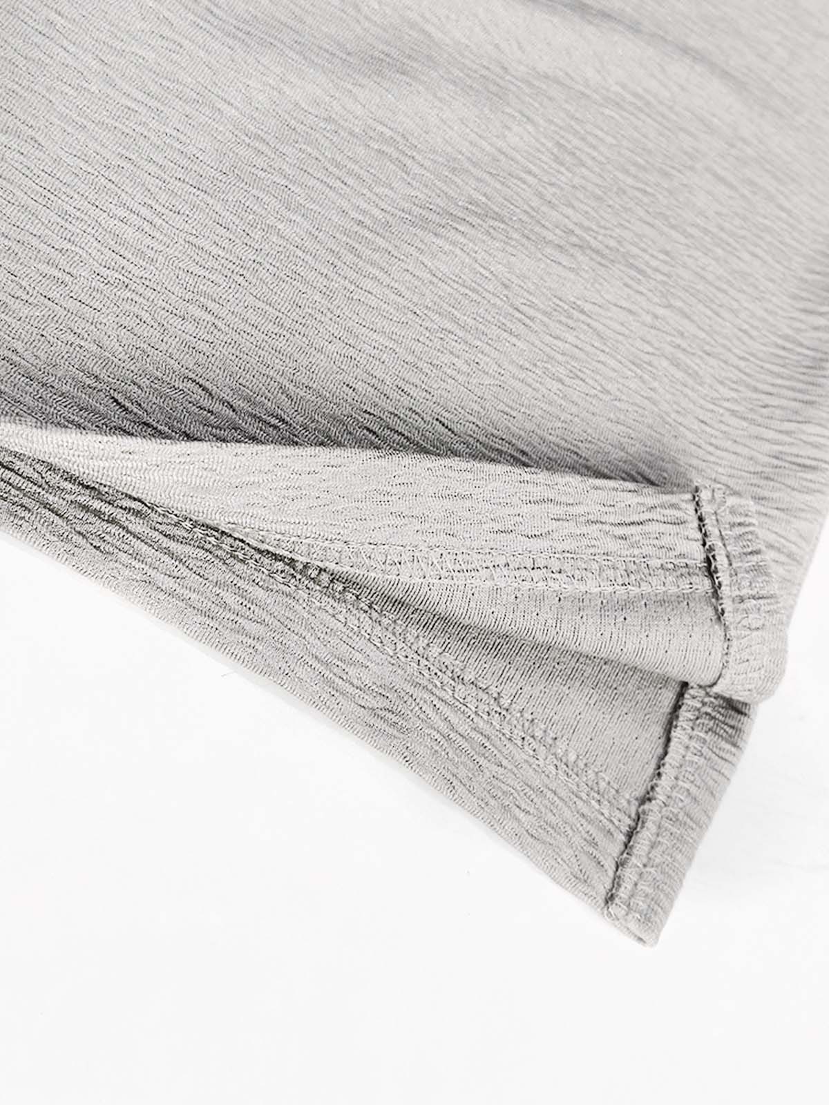 Mens Textured Zipper Polo