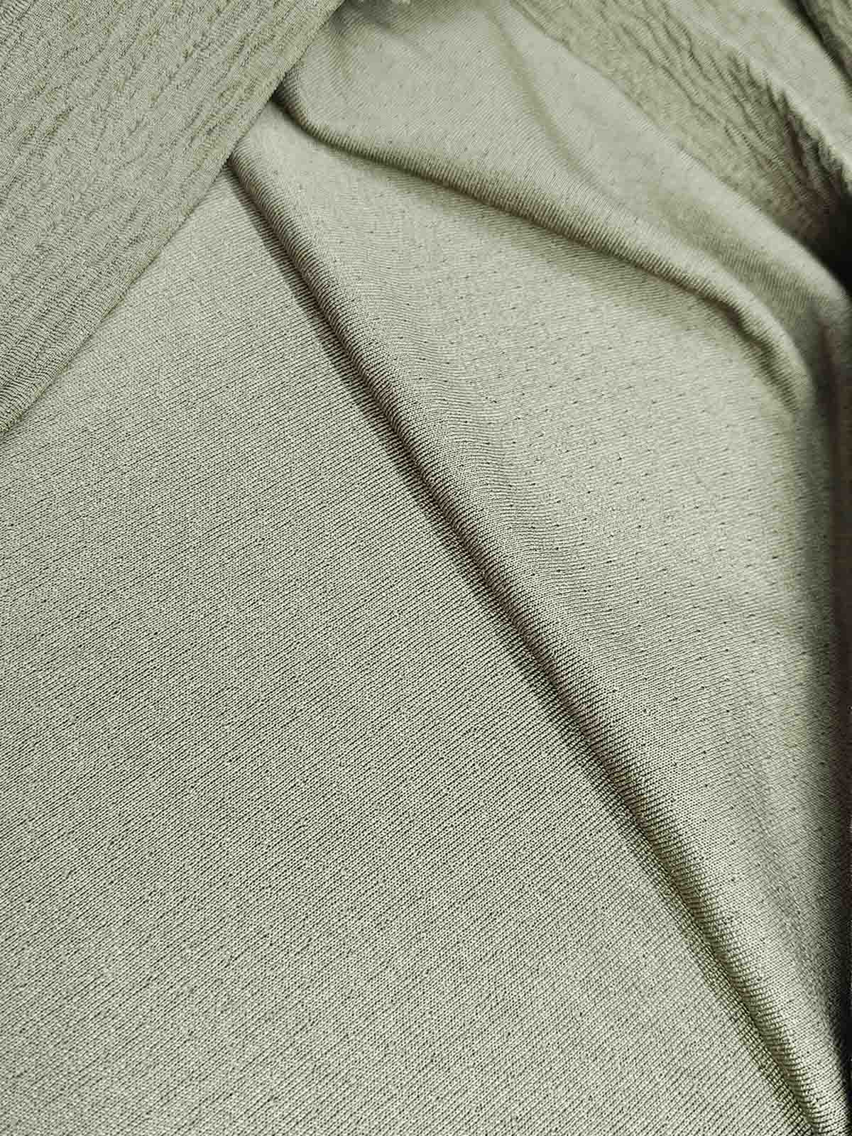 Mens Textured Zipper Polo