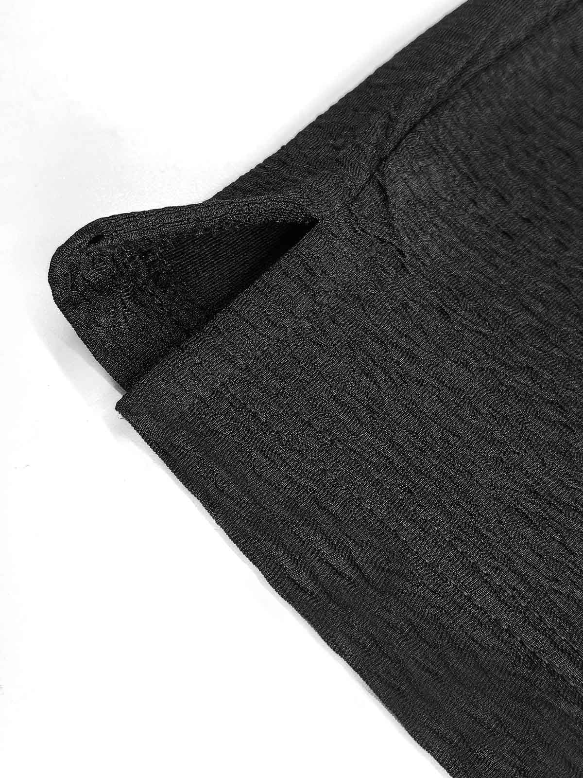 Mens Textured Zipper Polo