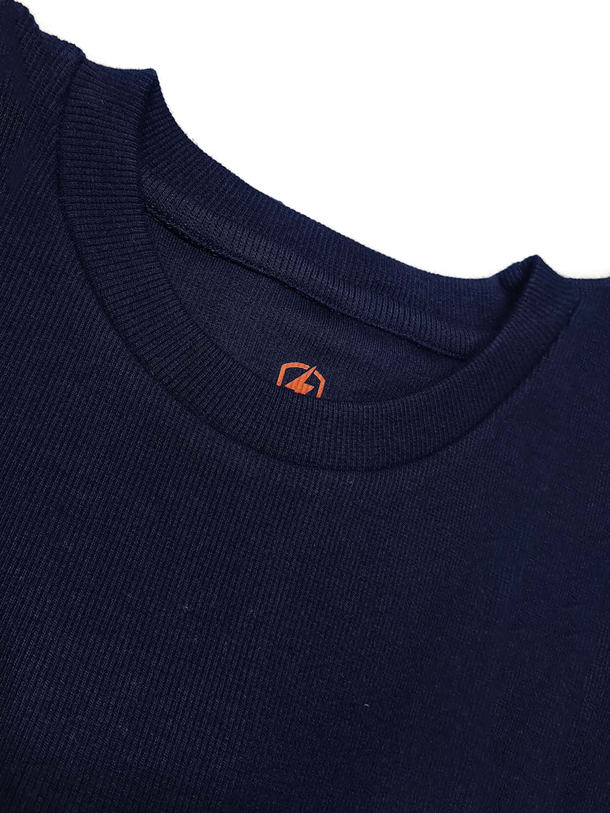 Mens Ribbed Crew Neck Pullover