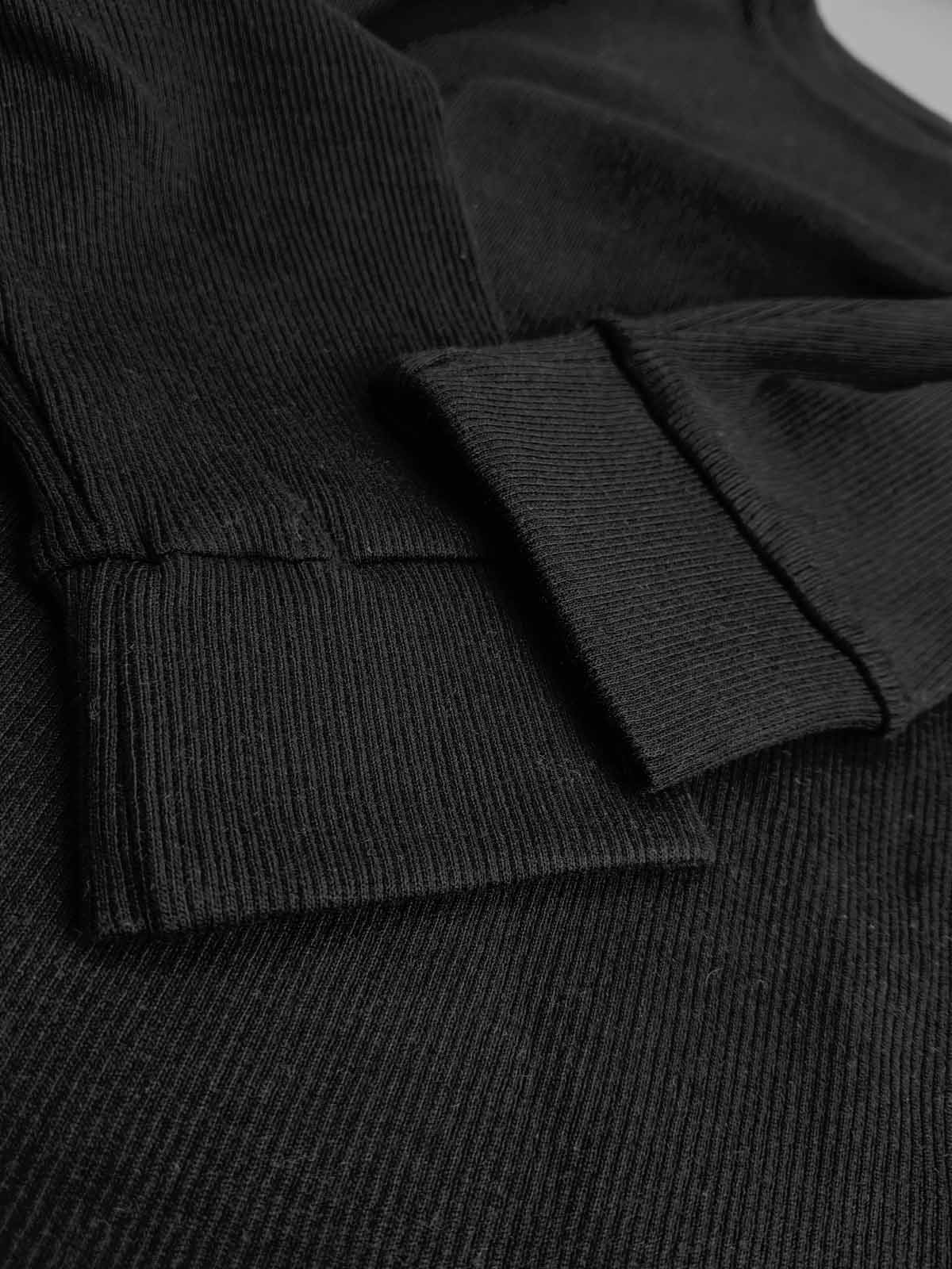 Mens Ribbed Crew Neck Pullover
