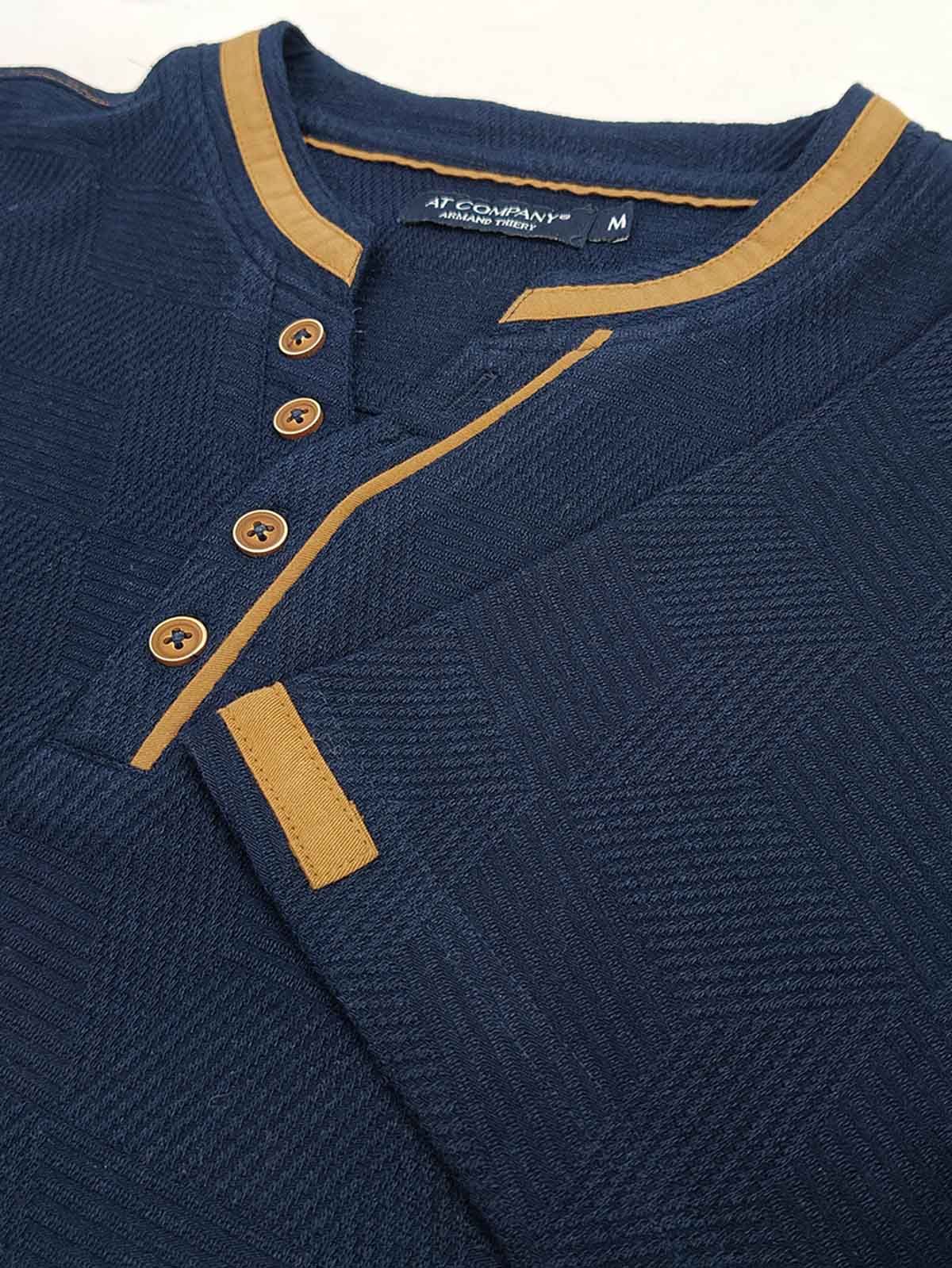 Mens Henley Neck T-Shirts