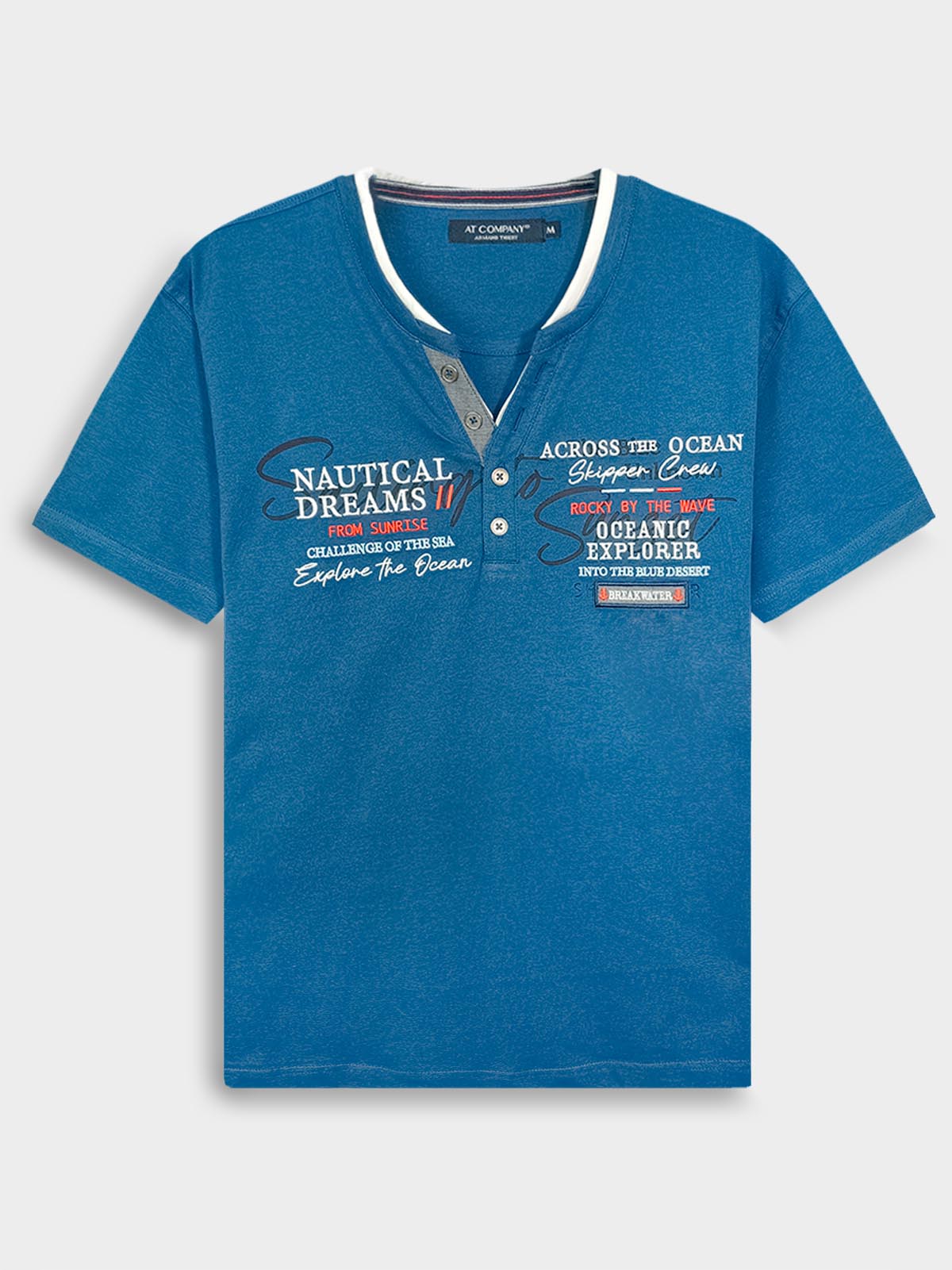 Mens Henley Neck T-Shirts