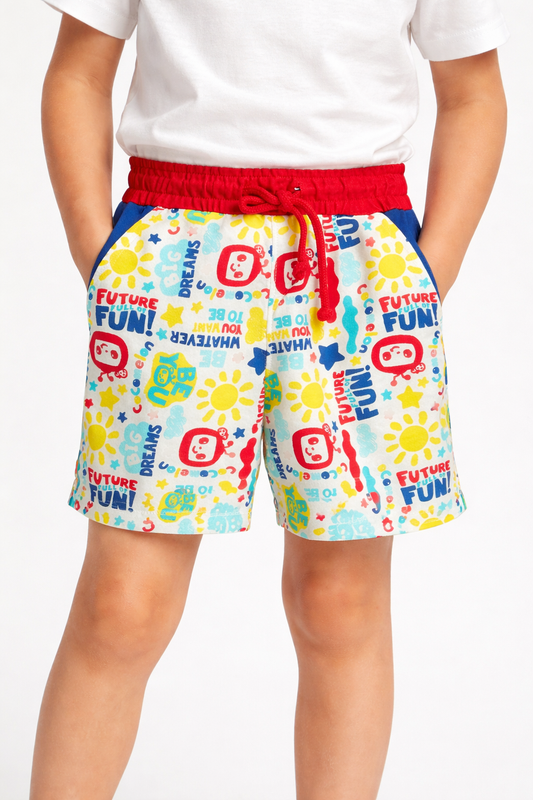 Boys French Terry AOP Shorts