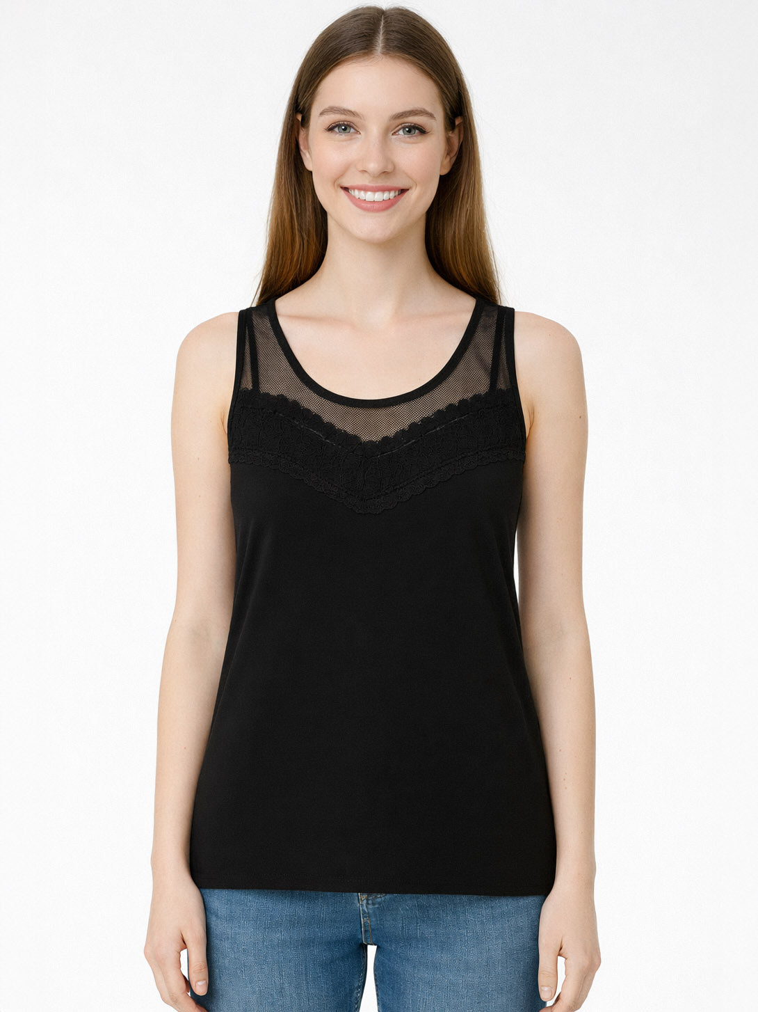 Ladies Viscose Crochet Top