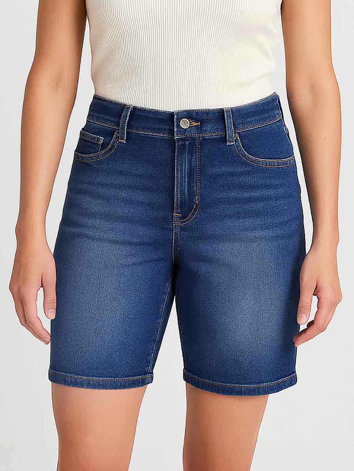 Ladies Denim Bermuda Shorts