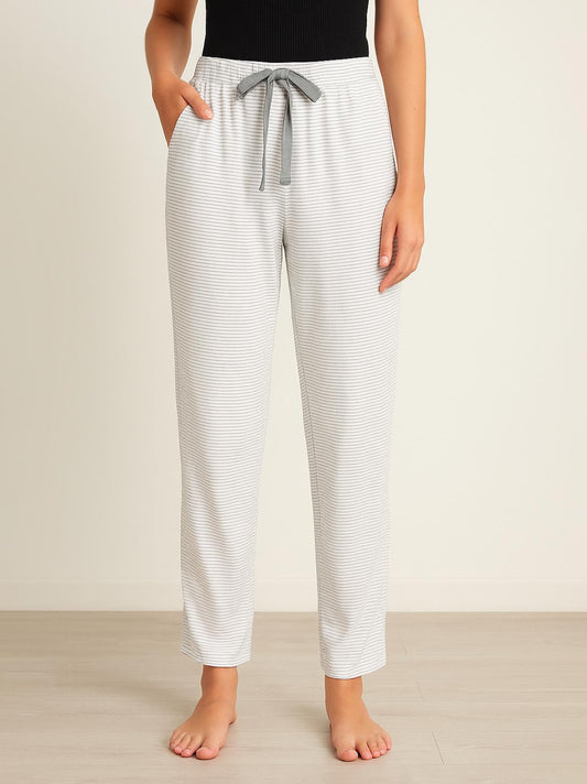 Ladies Thin Striped Viscose Pant