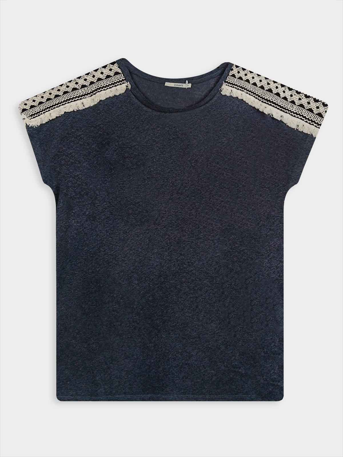 Ladies Magyar Sleeve Crochet Top