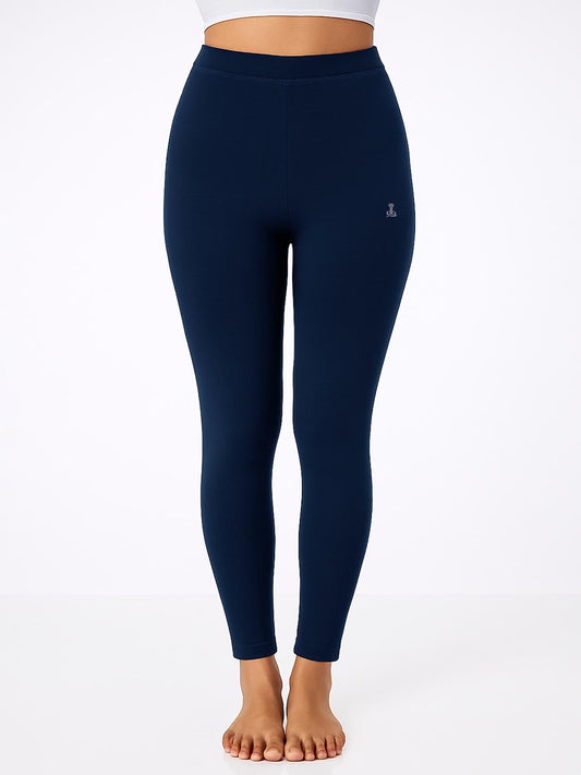 Ladies Ankle Fit Navy Leggings